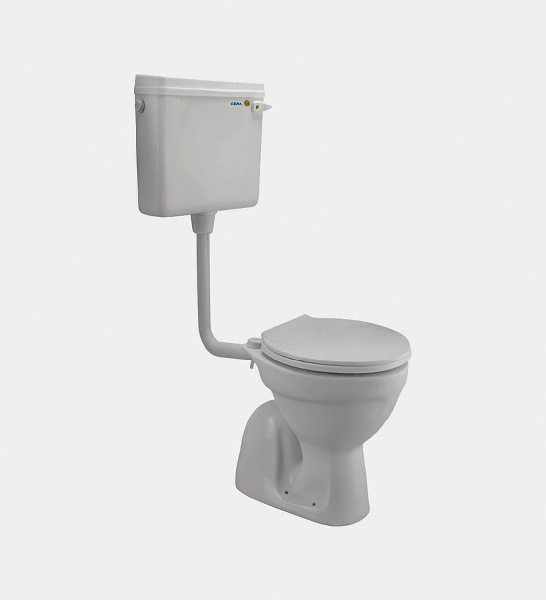 Buy Ceramic White S Trap Floor Mounted Commode (H 16W 22.8D 15.6