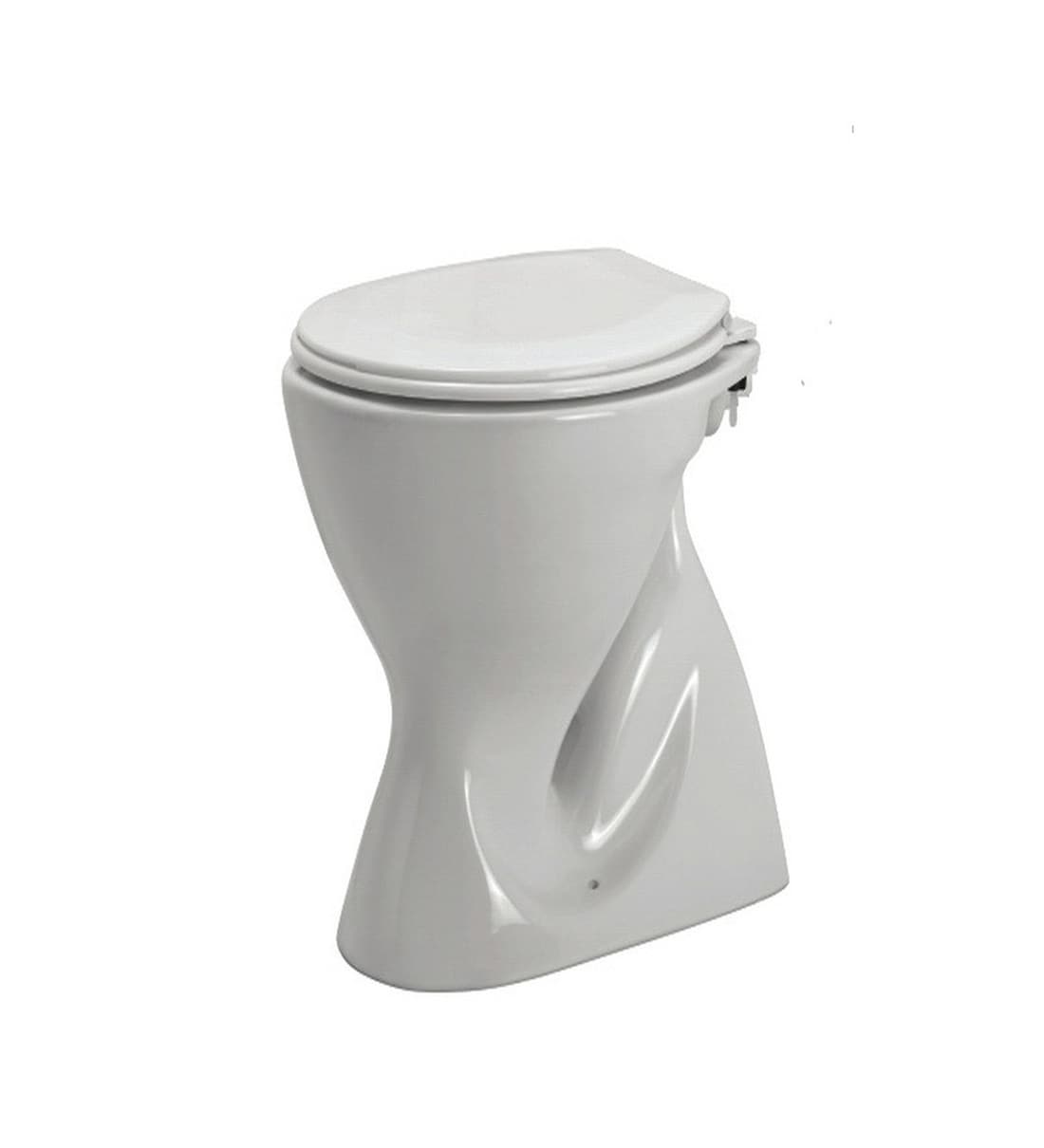 Buy Ceramic White S Trap Floor Mounted Commode (H 16W 22.8D 15.6