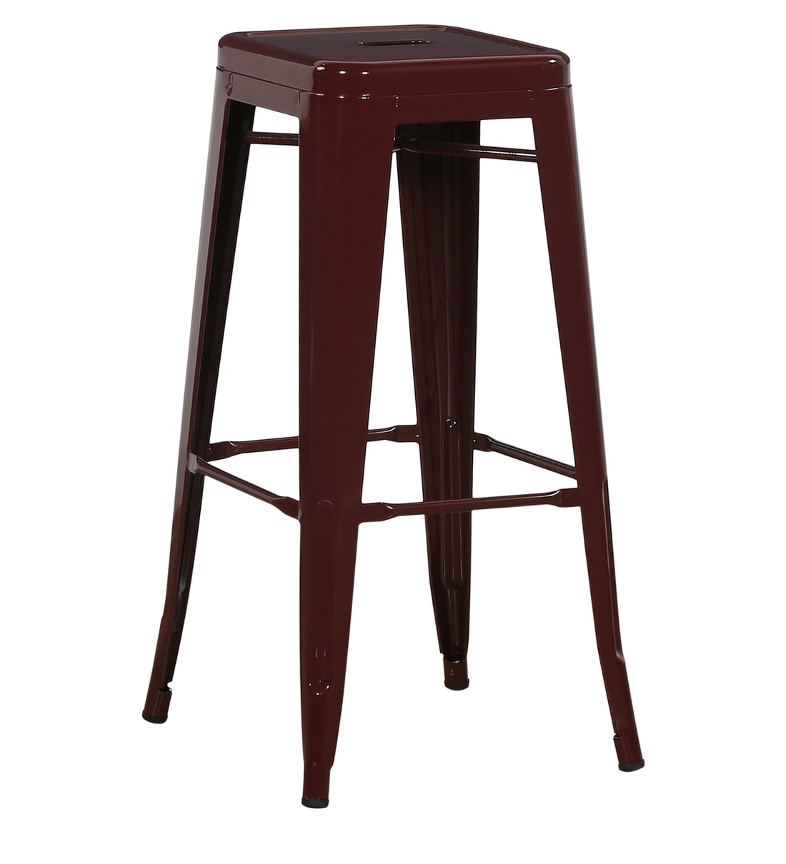 Buy Cerovo Bar Stool (Set of 2) in Brown Colour Bohemiana By Pepperfry Online Industrial Bar