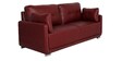 Cedar Three Seater Sofa in Cherry Leatherette