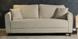 Cedri Fabric 3 Seater Sofa In Beige Colour