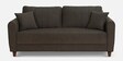 Cedri Fabric 3 Seater Sofa In Chestnut Brown Colour