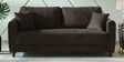 Cedri Fabric 3 Seater Sofa In Chestnut Brown Colour