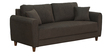 Cedri Fabric 3 Seater Sofa In Chestnut Brown Colour
