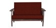 Celene 2 Seater Sofa in Red Colour