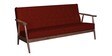 Celene 3 Seater Sofa in Red Colour