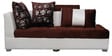Celestial LHS Seven Seater Sectional Sofa with Centre Table & Pouffe in Multi Colour