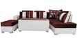 Celestial LHS Seven Seater Sectional Sofa with Centre Table & Pouffe in Multi Colour