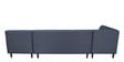 Celso Fabric U Shape Corner Sofa In Spruce Blue Colour