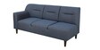 Celso Fabric LHS Sectional Sofa (3 + Lounger) in Spruce Blue Colour