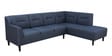 Celso Fabric LHS Sectional Sofa (3 + Lounger) in Spruce Blue Colour