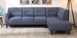 Celso Fabric LHS Sectional Sofa (3 + Lounger) in Spruce Blue Colour