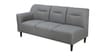 Celso Fabric LHS Sectional Sofa (3 + Lounger) in Slate Grey Colour