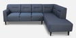 Celso Fabric LHS Sectional Sofa (3 + Lounger) in Spruce Blue Colour