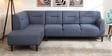Celso Fabric RHS Sectional Sofa (3 + Lounger) in Spruce Blue Colour