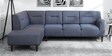 Celso Fabric RHS Sectional Sofa (3 + Lounger) in Spruce Blue Colour