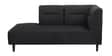 Celso Fabric RHS Sectional Sofa (3 + Lounger) in Charcoal Grey Colour