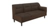 Celso Fabric RHS Sectional Sofa (3 + Lounger) in Chestnut Brown Colour