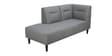 Celso Fabric RHS Sectional Sofa (3 + Lounger) in Slate Grey Colour