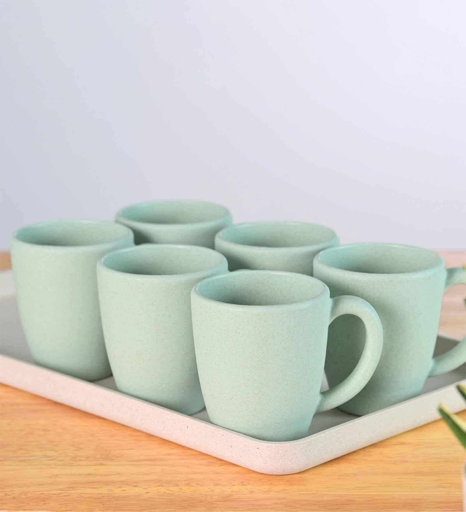 Celeste Classic Coffee Mug 300 ml (6 Pc)Rice Husk Biocomposite