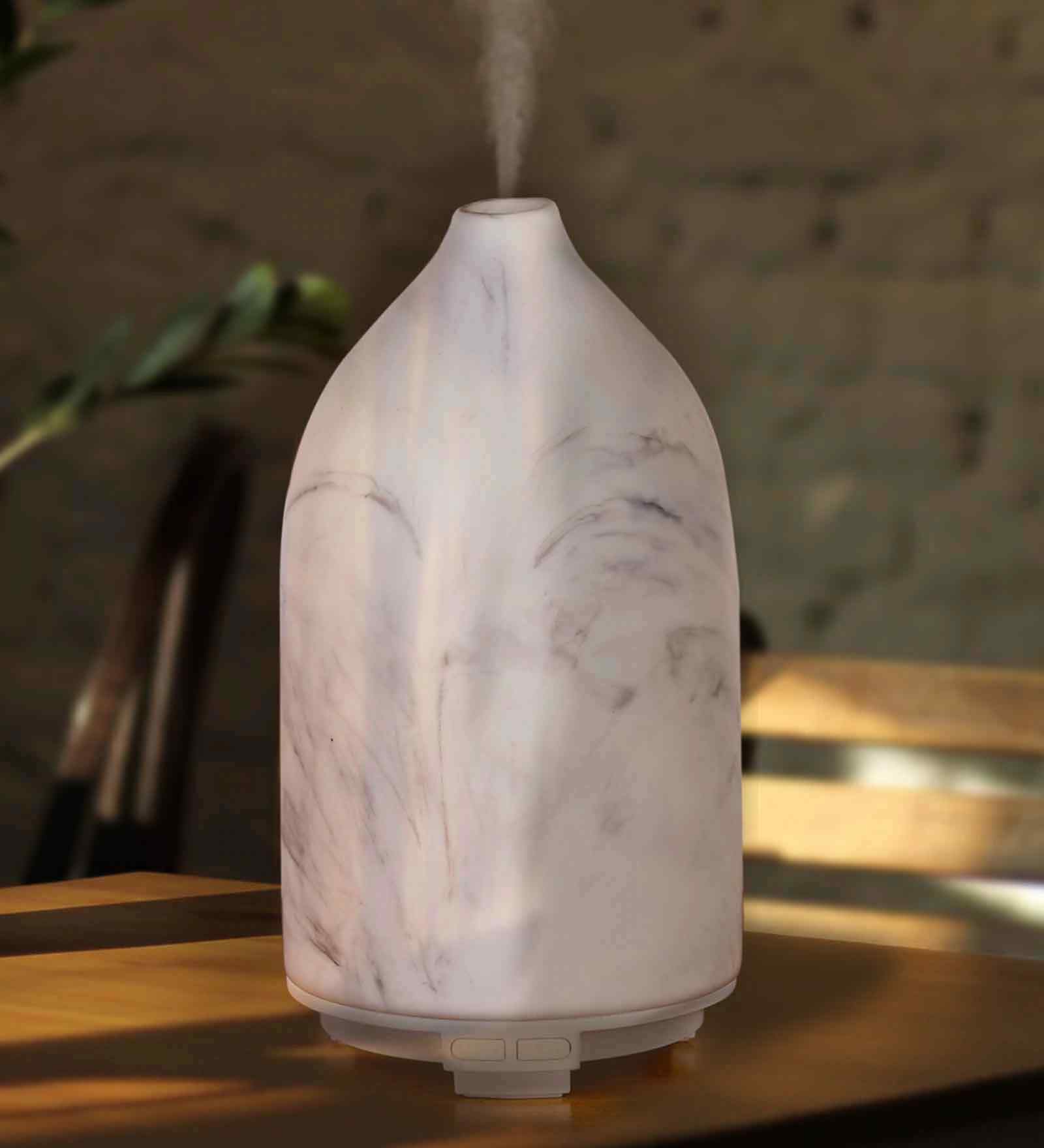 Celeste Diffuser  with 7 colour Changing LED Lights- Colour White