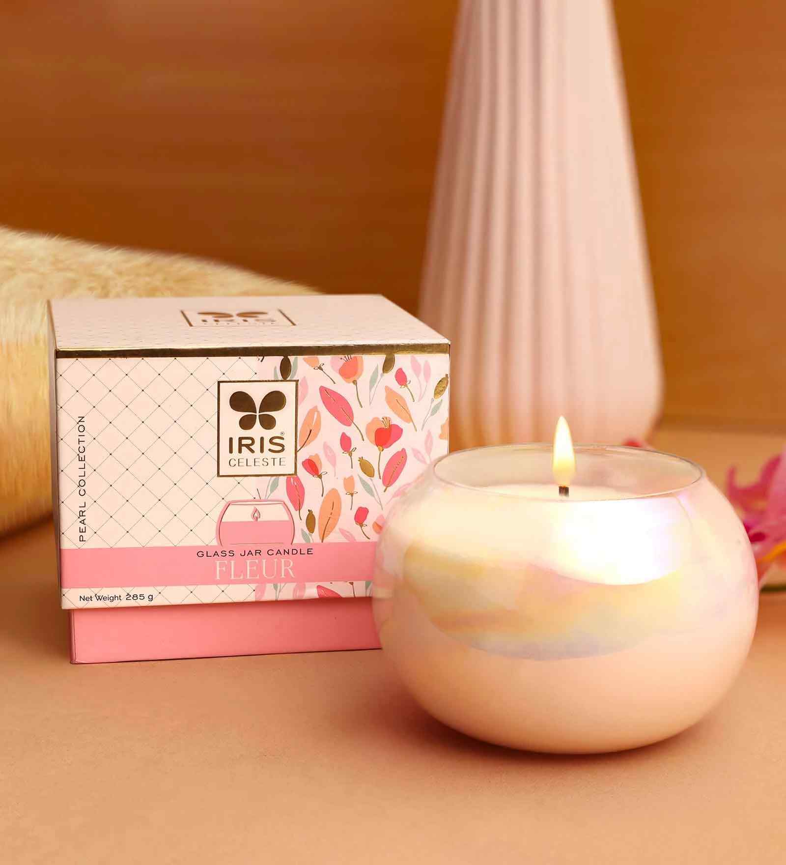 Celeste Matka Candle Fragrance Fleur Pearl Collection-285g