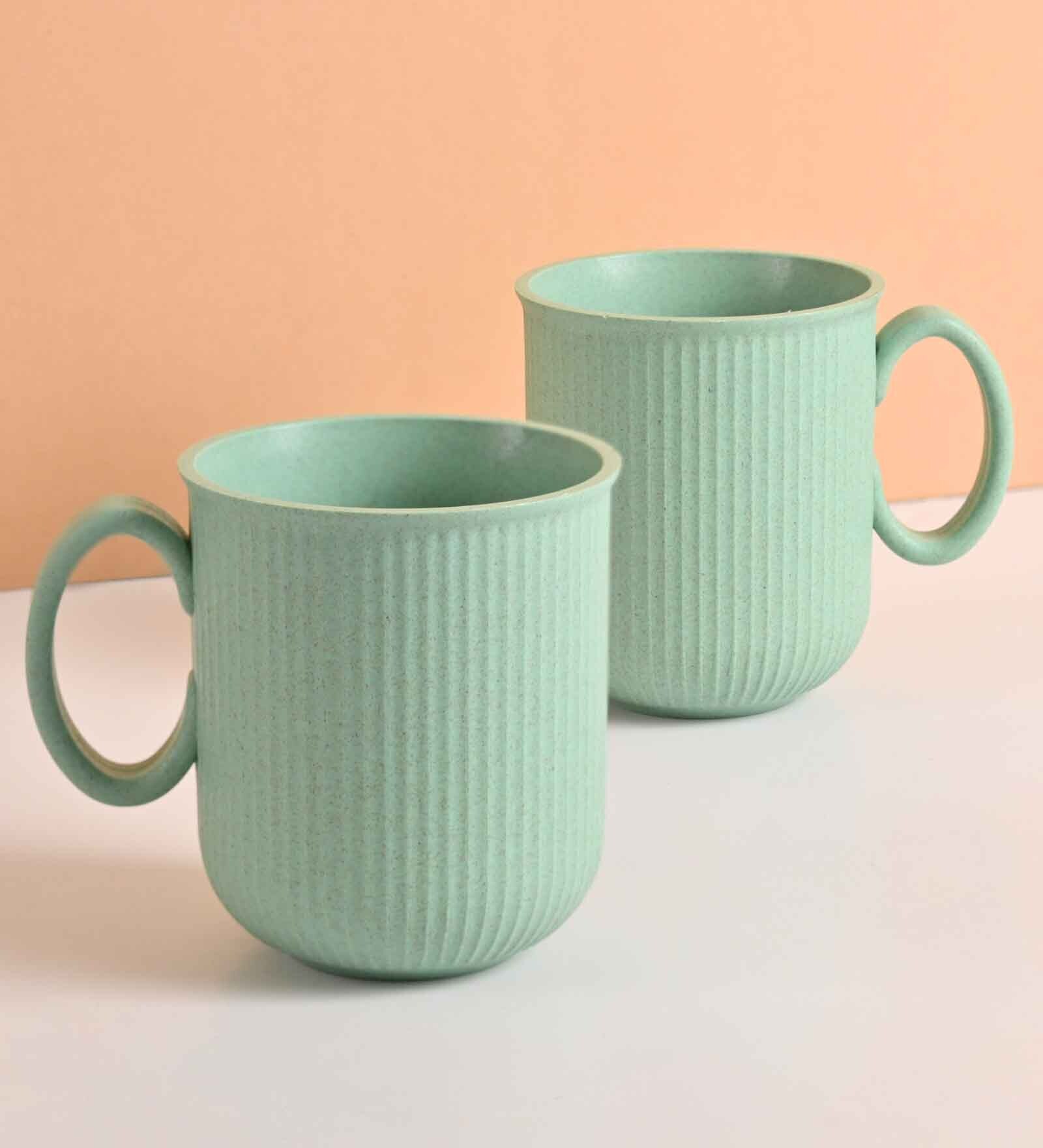 Celeste Statement Coffee Mug 350 ml (2 Pc)Rice Husk Biocomposite