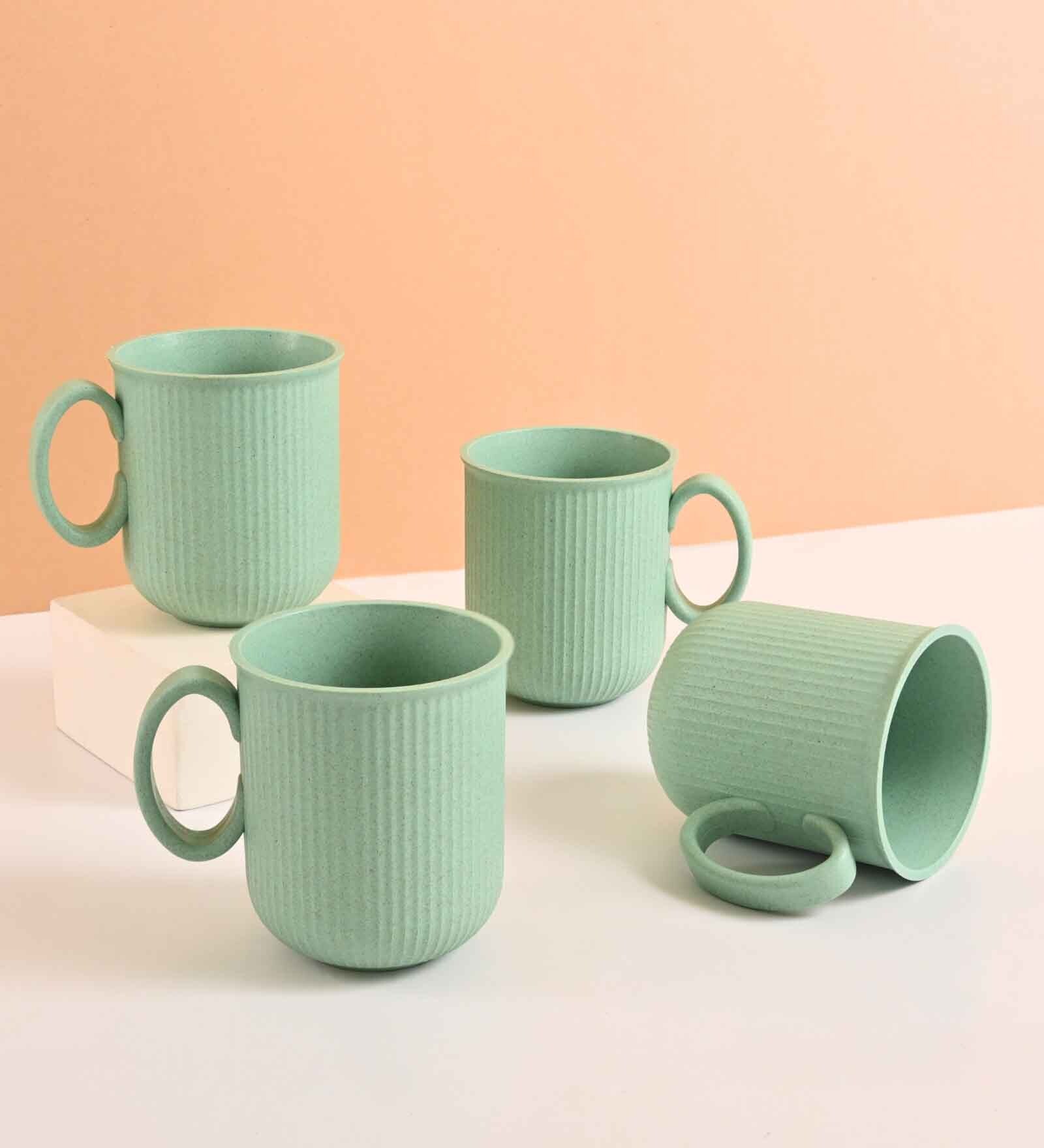 Celeste Statement Coffee Mug 350 ml (4 Pc)Rice Husk Biocomposite