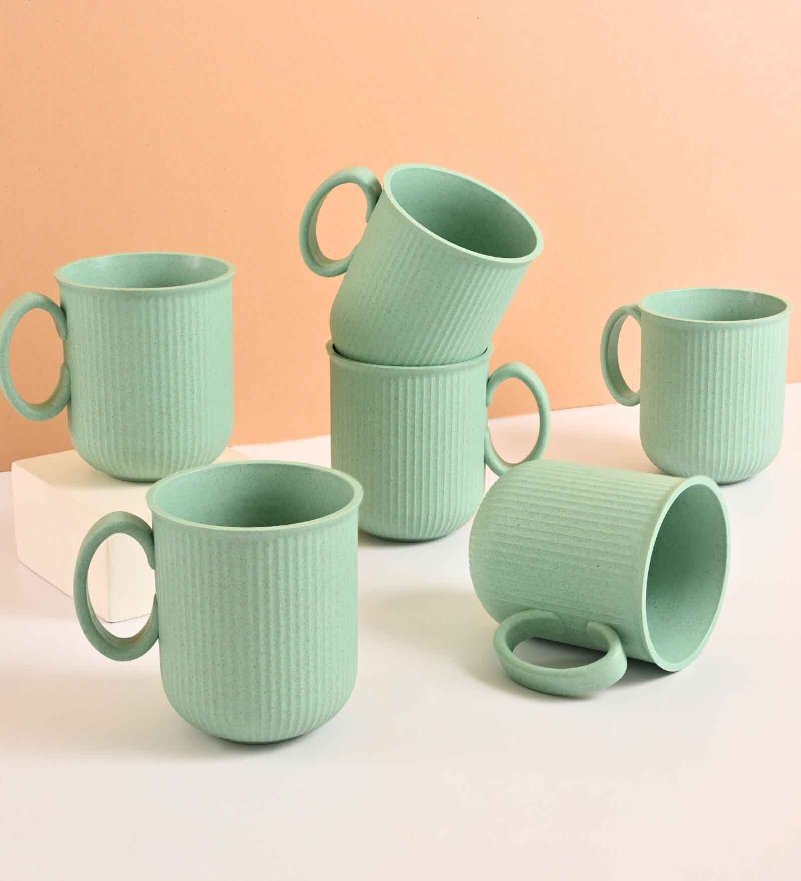 Celeste Statement Coffee Mug 350 ml (6 Pc)Rice Husk Biocomposite