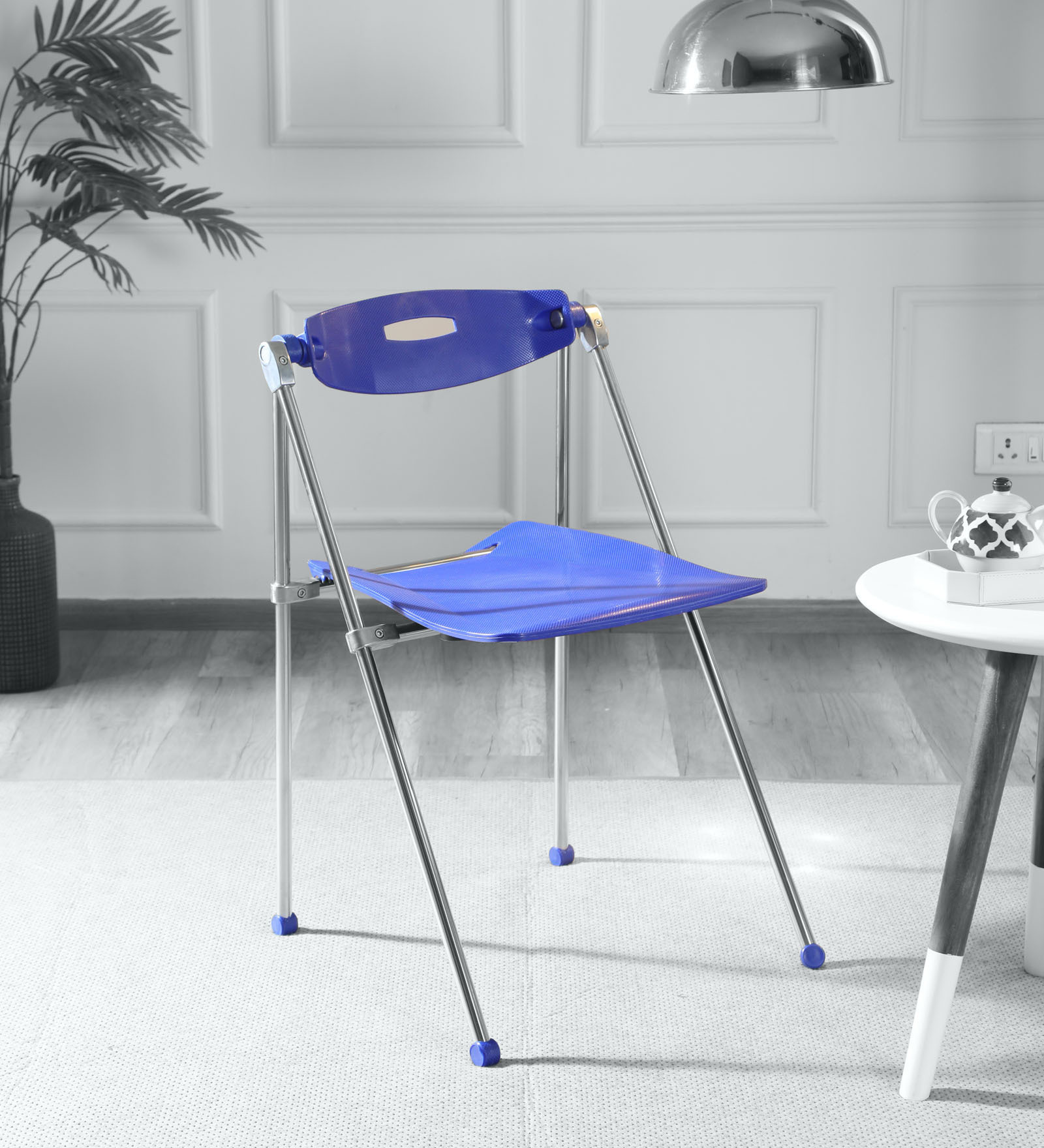 Celik Foldable Chair in Blue Colour Celik Foldable Chair in Blue Colour