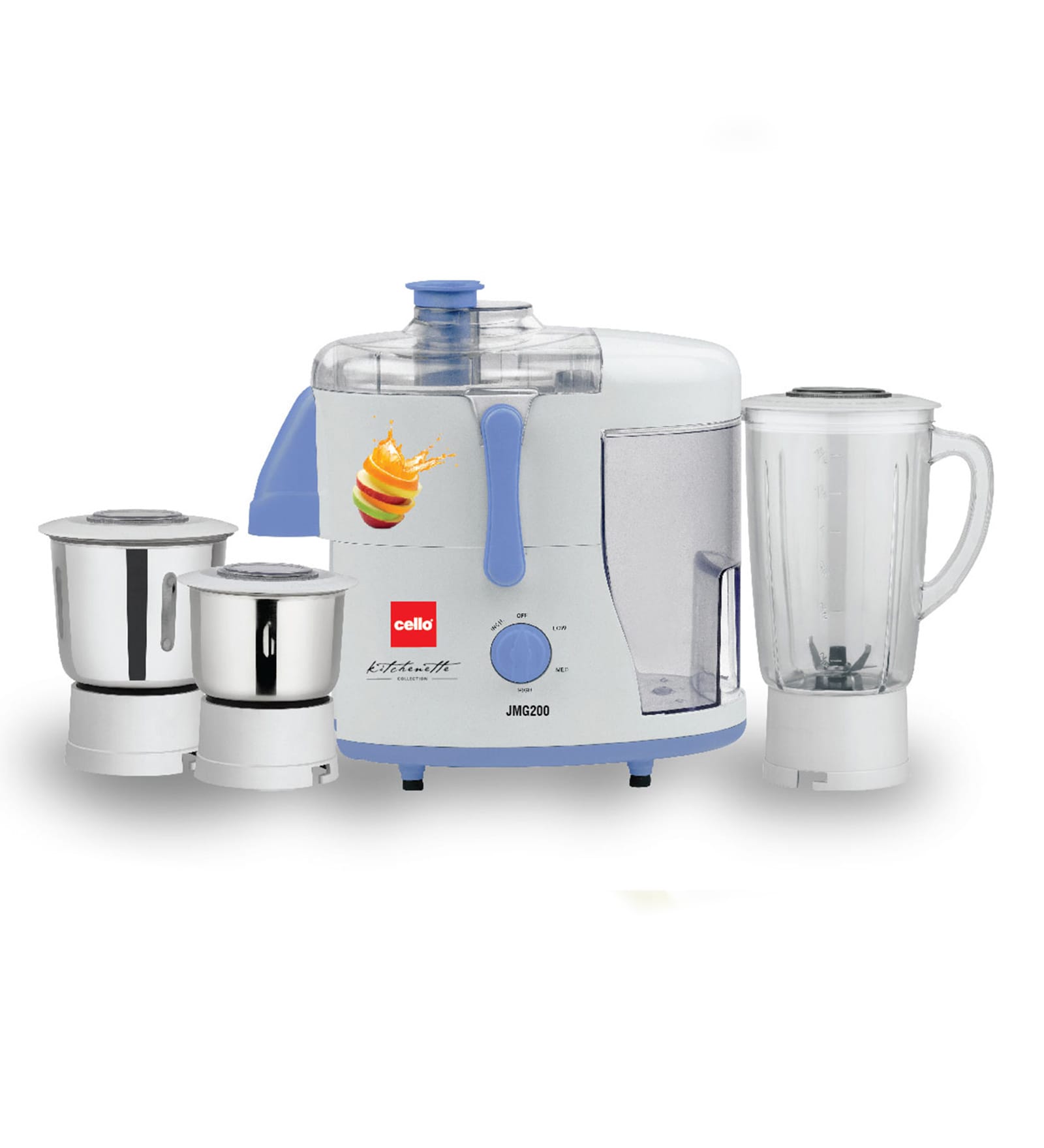 Buy Cello 500W Juicer Mixer Grinder (Model JMG200) Online Juicer