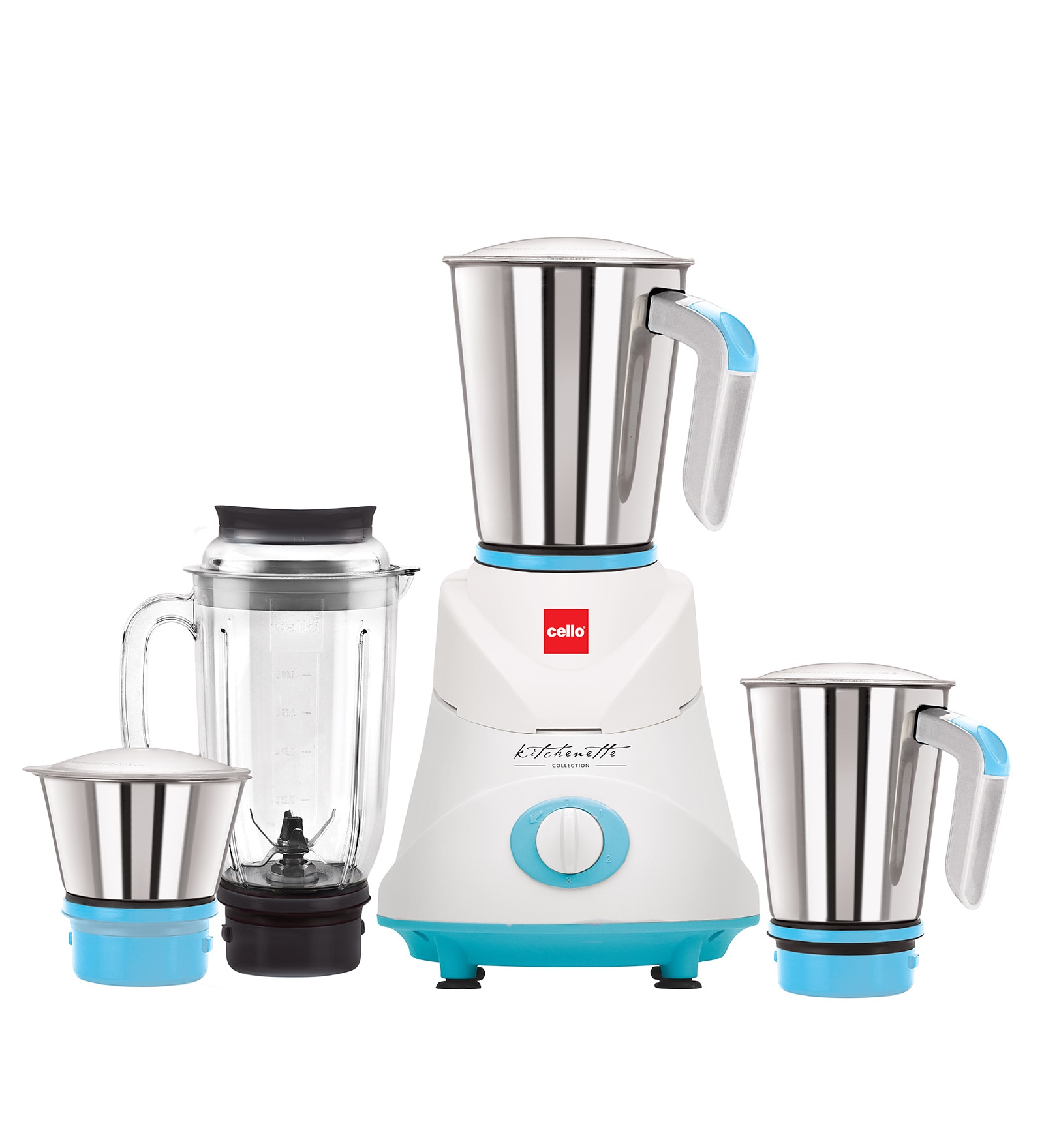 Buy Cello 4 Jars 500W White Juicer Mixer Grinder (Model No GNM_ELITE