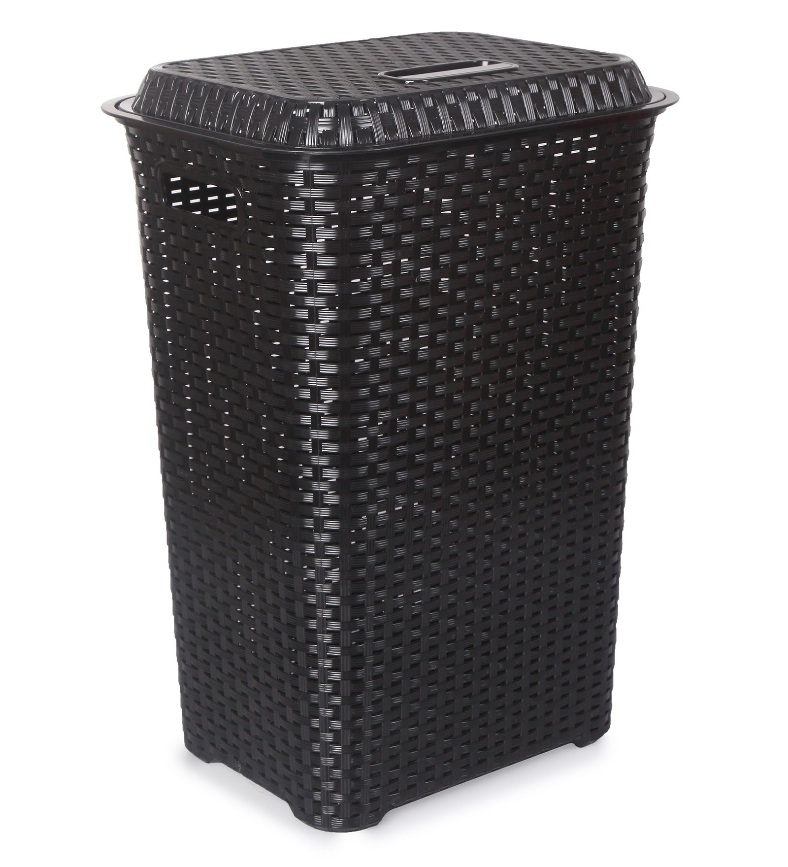 Buy Cello Eliza Plastic 50 L Black Laundry Basket Online Laundry