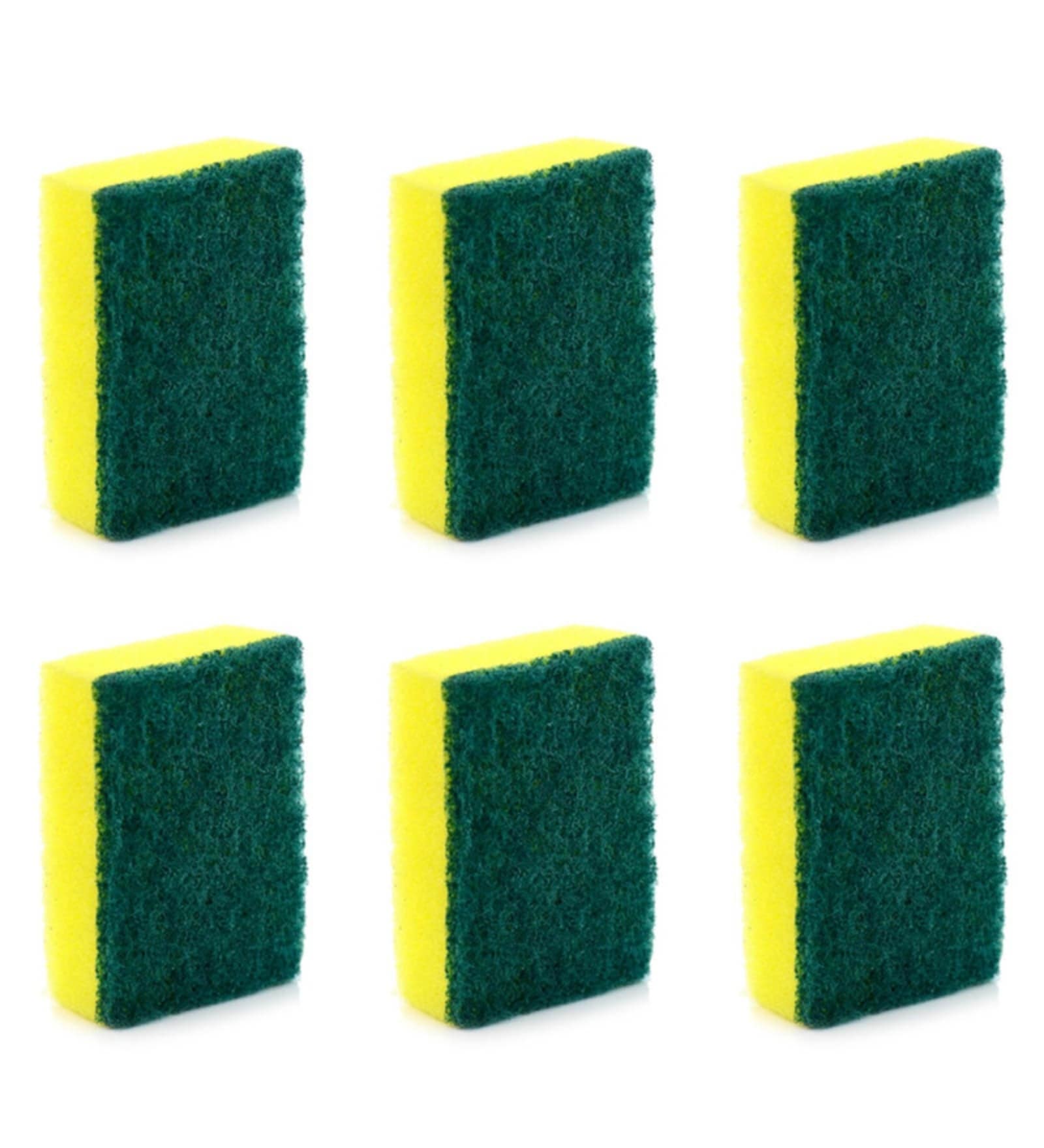 Cello Green & Yellow Sponge Scrub Pad