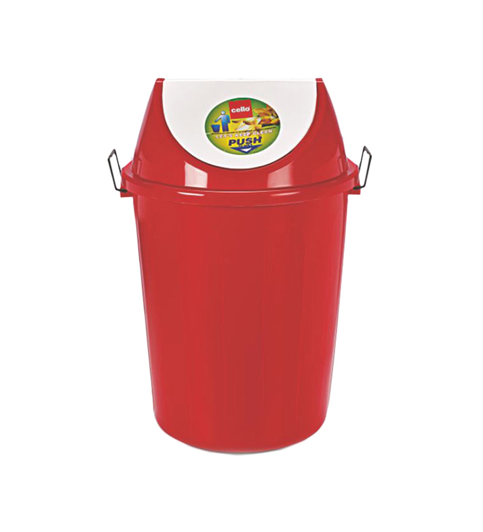 Buy Cello Db 25 Red Plastic 25 L Garbage Bucket Online Plastic