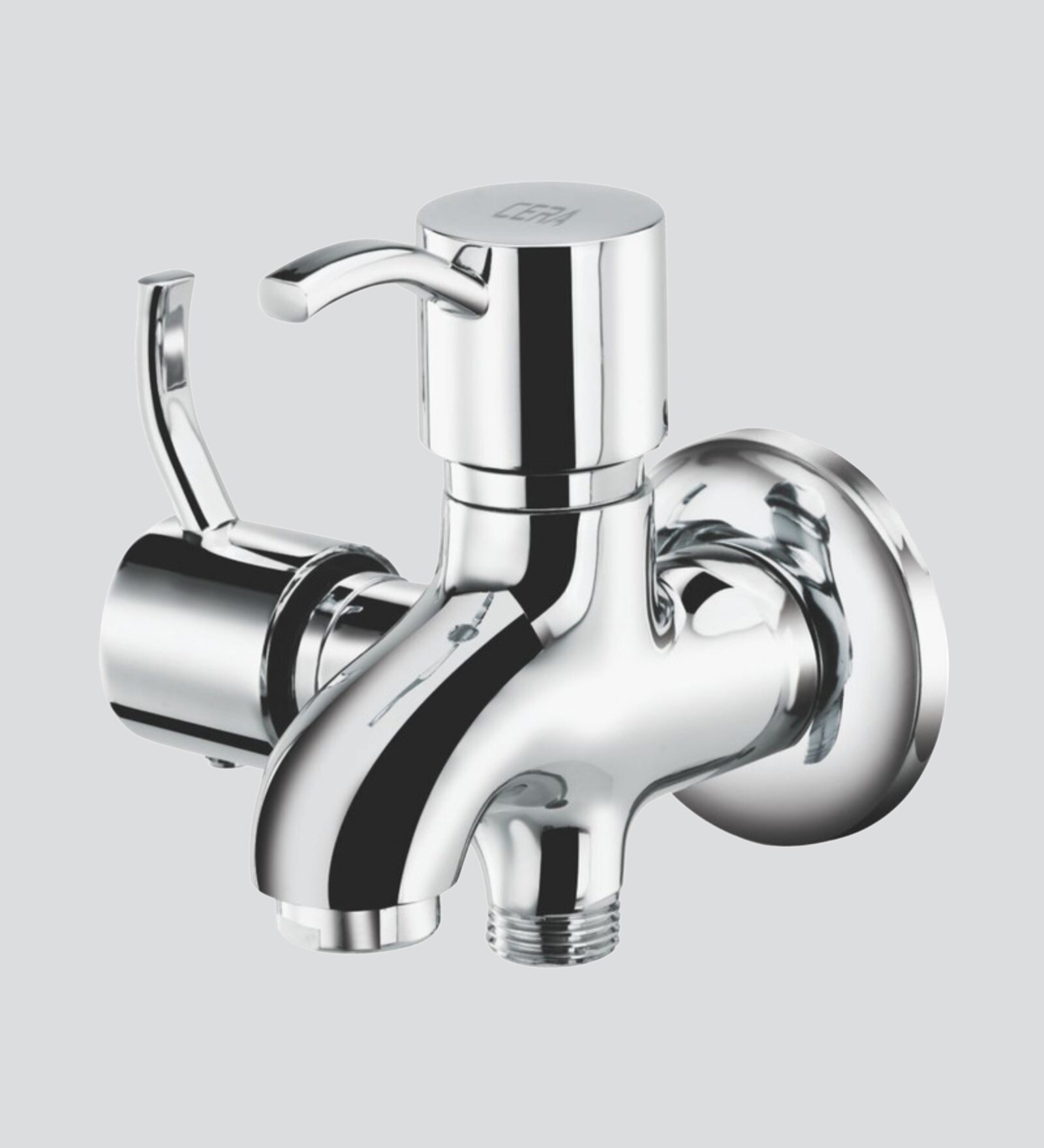 Brass Bib Cock Bathroom Tap In Chrome Finish (Model No: F2008161)