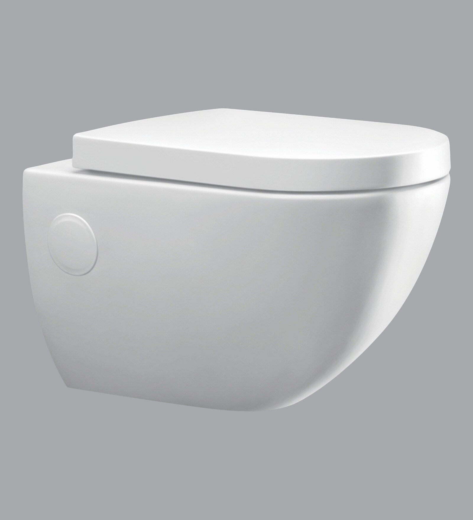 Buy Ceramic White P Trap Wall Mounted Commode (H 14.2W 22D 14.8