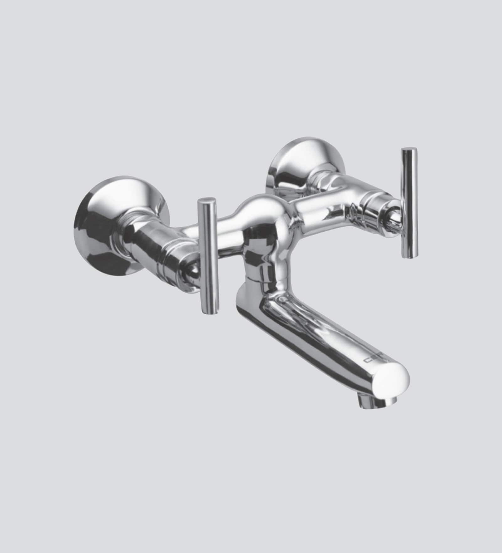 Brass Wall Mixer Bathroom Tap In Chrome Finish (Model No: F2003405)
