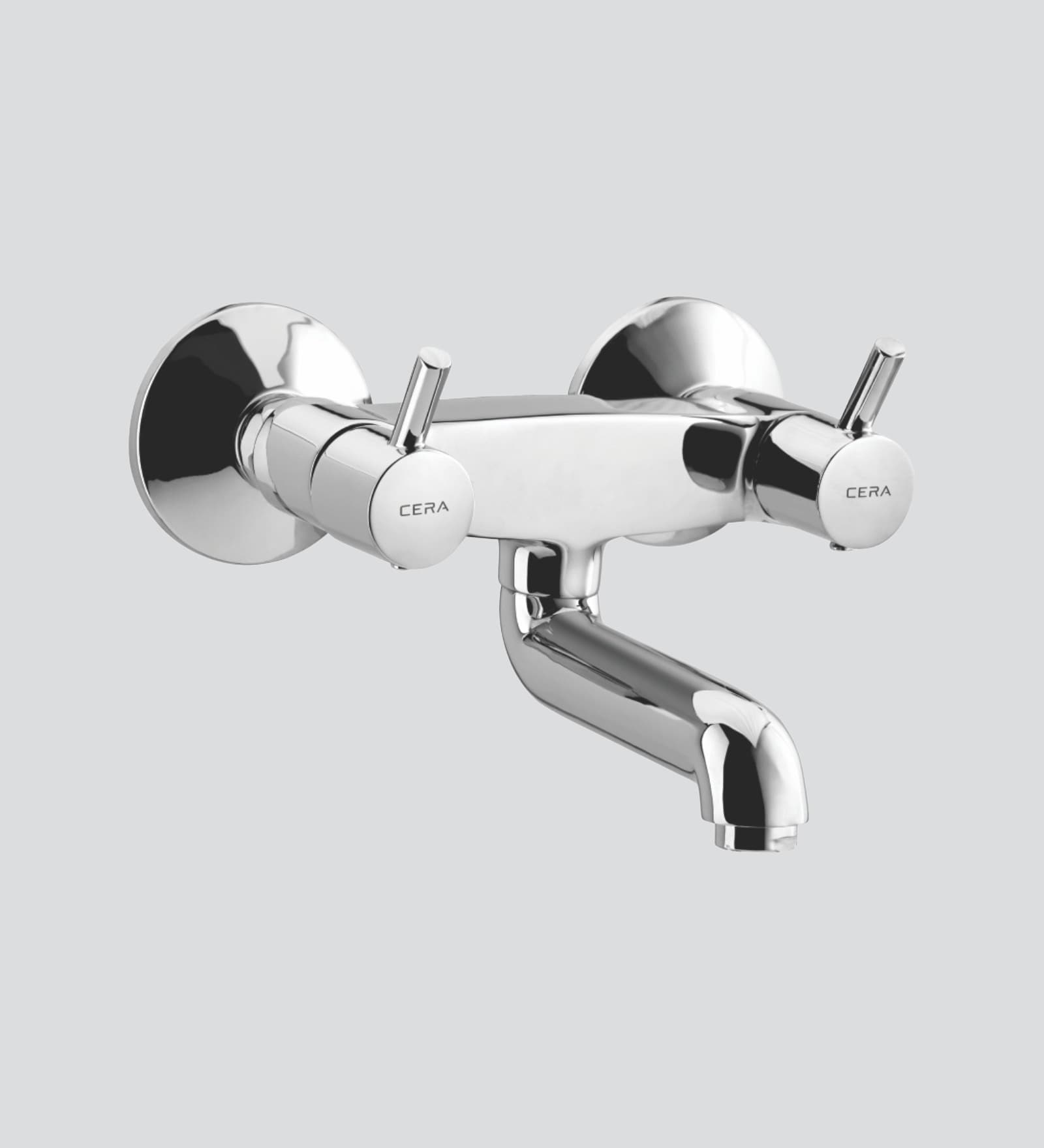 Buy Brass Wall Mixer Bathroom Tap In Chrome Finish (Model No: F2004405 ...
