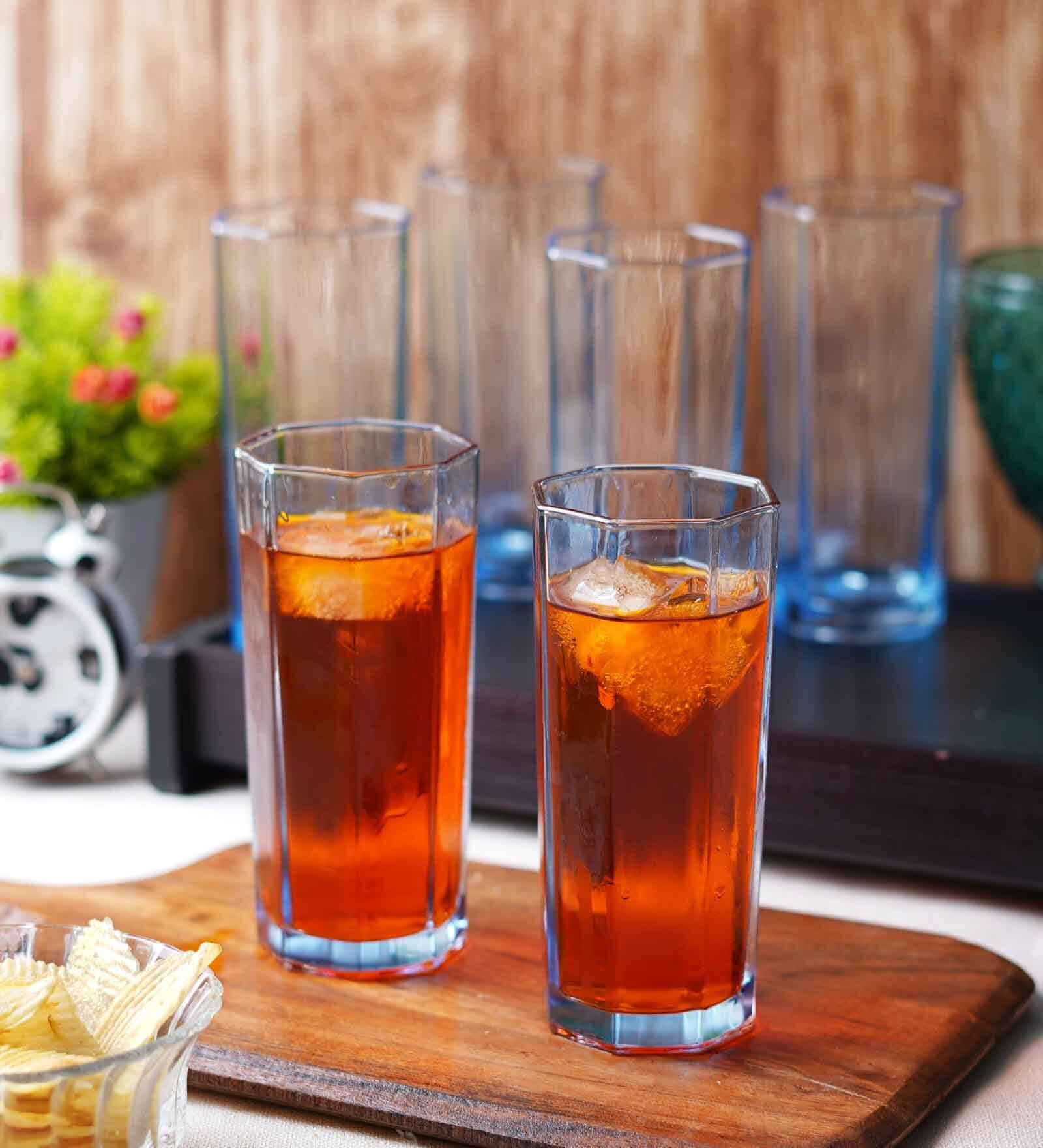 Blue 260 ml (Set of 6) Everyday Glasses