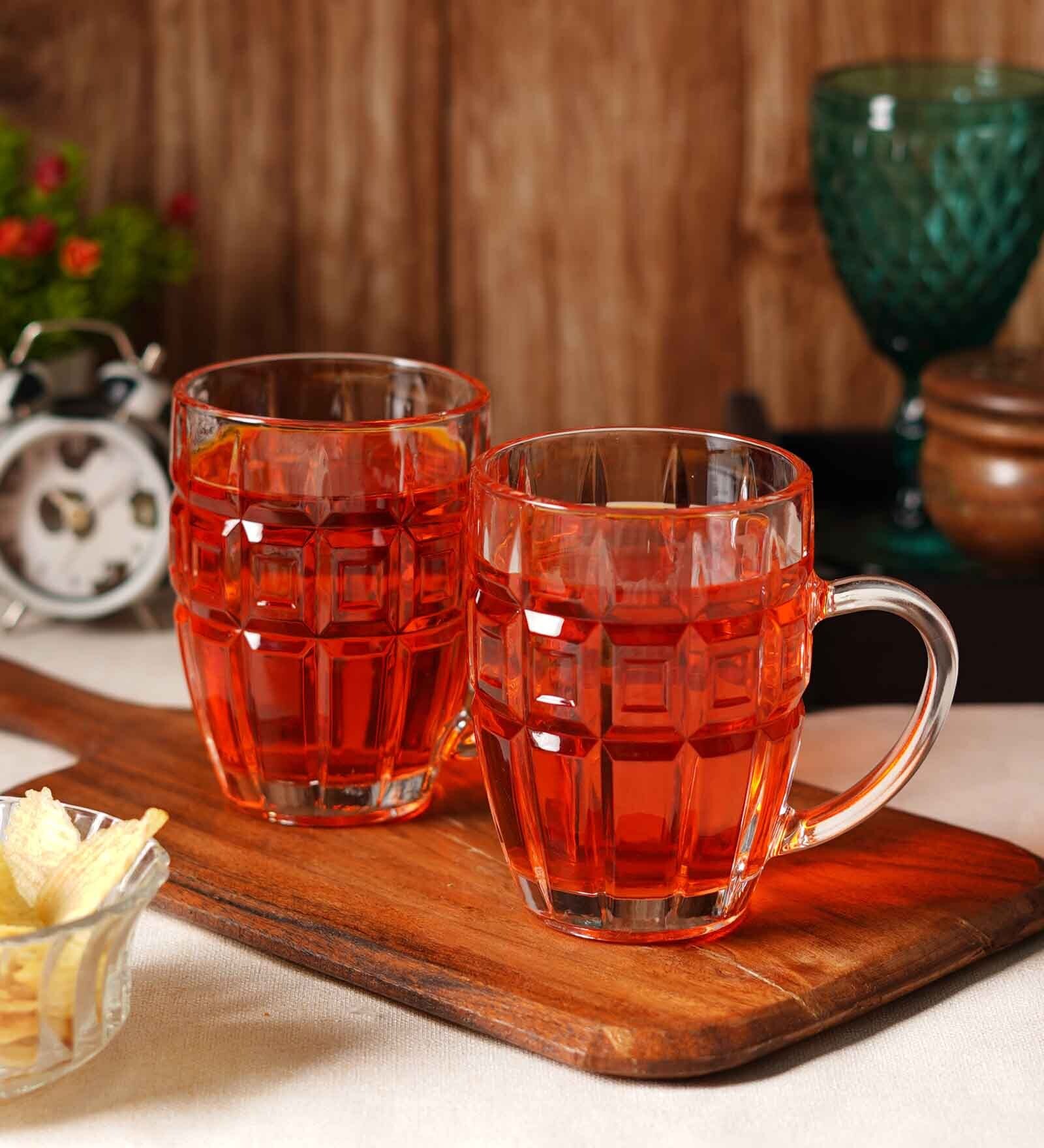 Transparent 390ml (Set of 2) Beer Glasses
