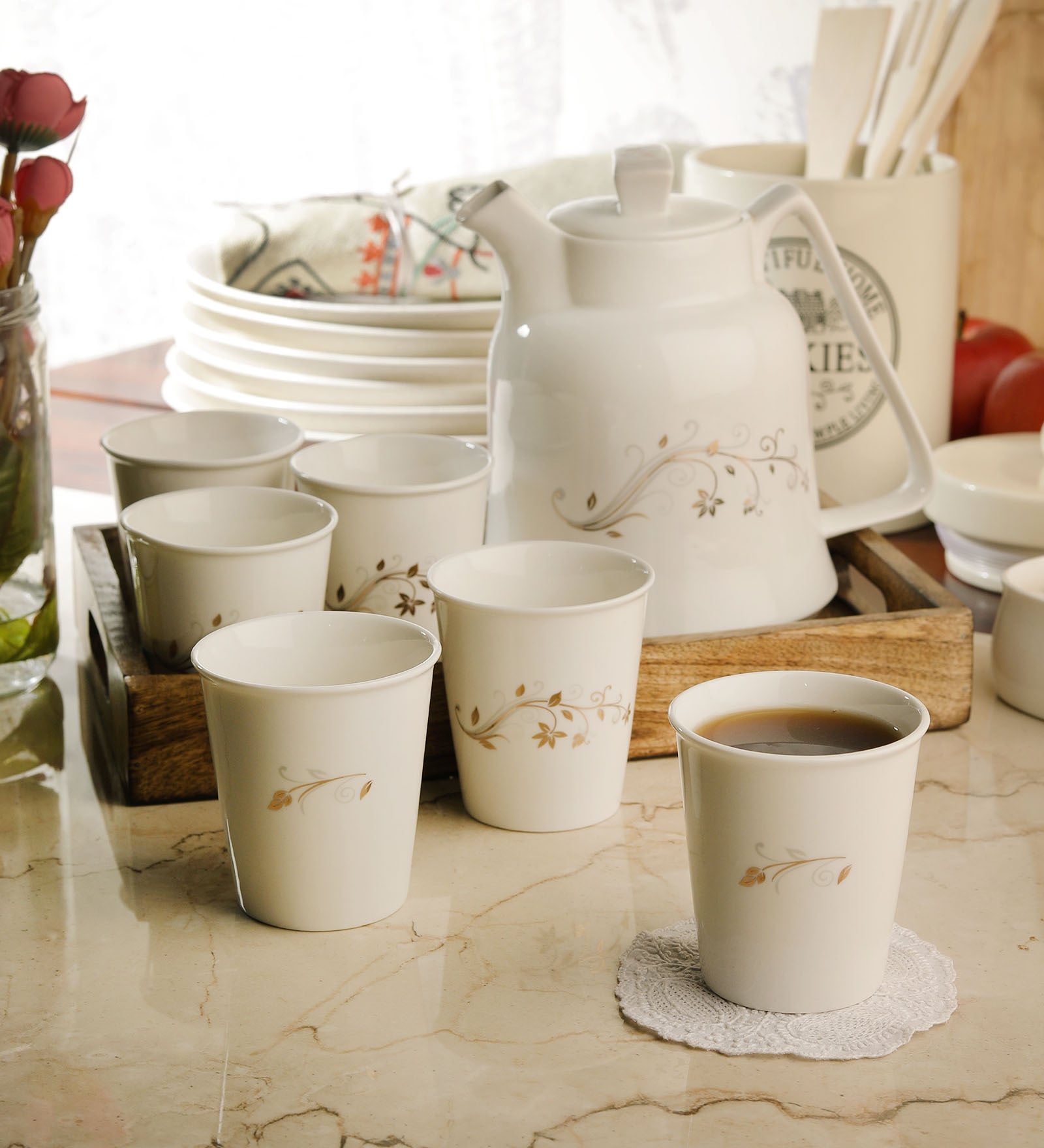 Ceradeco Ceramic Kettle Set