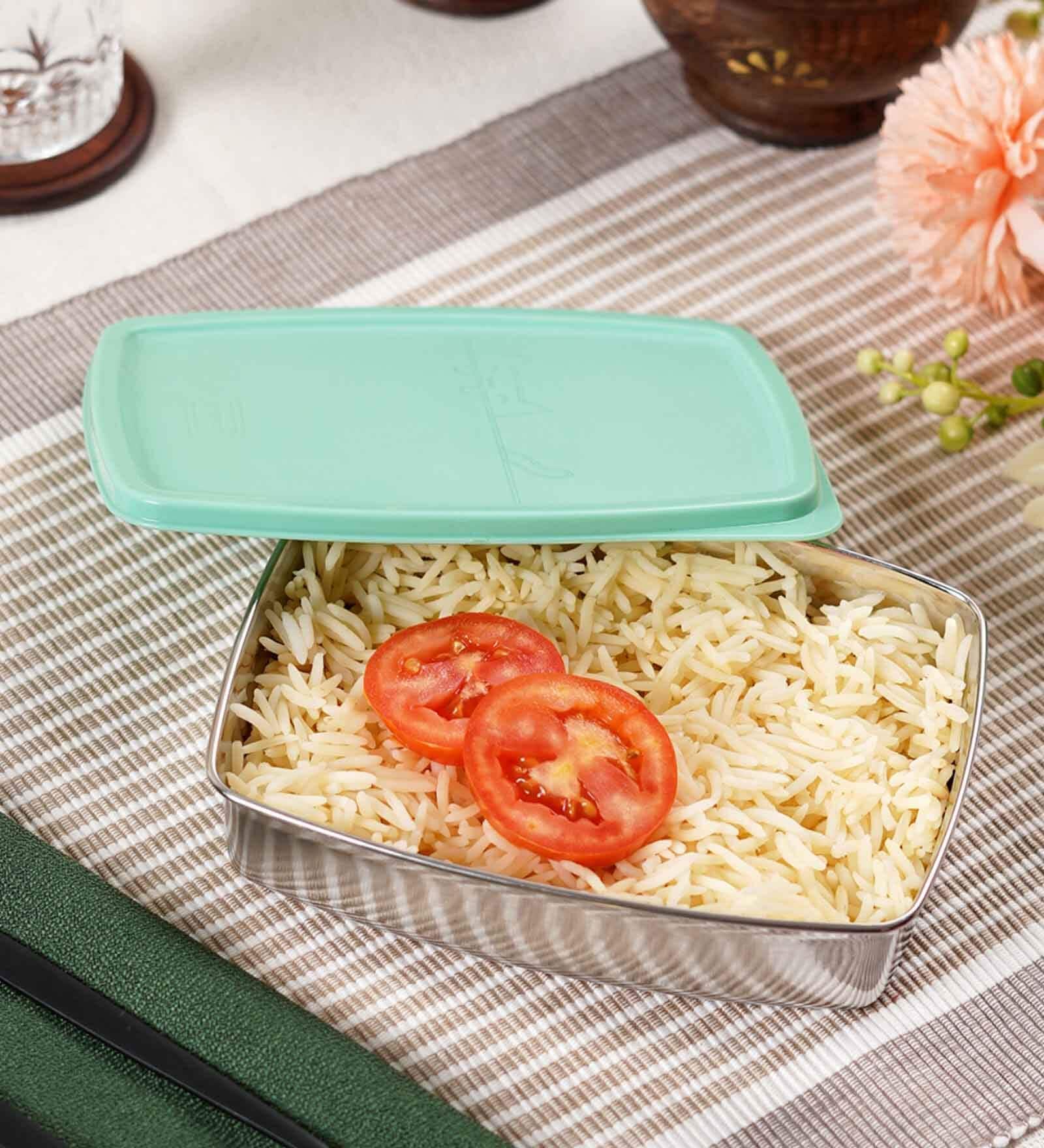400 ml Green Stainless Steel Lunch Box