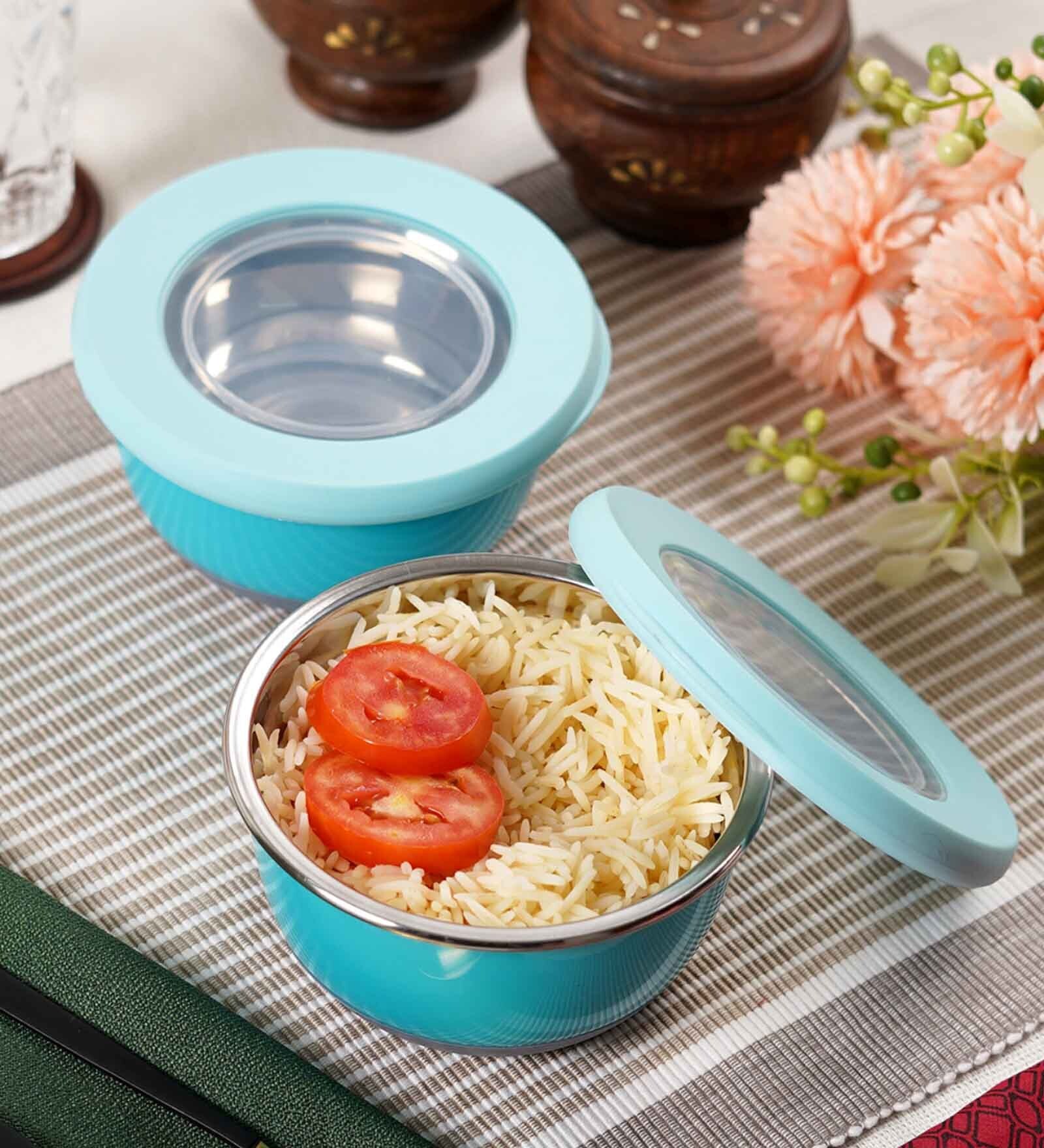 400 ml Blue Stainless Steel Lunch Box