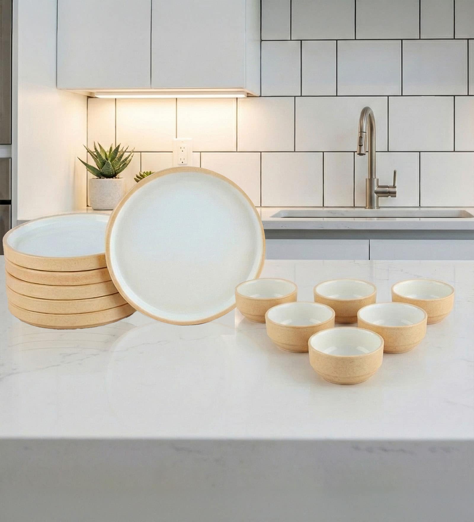 Set Of 12 Ceramic Bone China Free Dinner