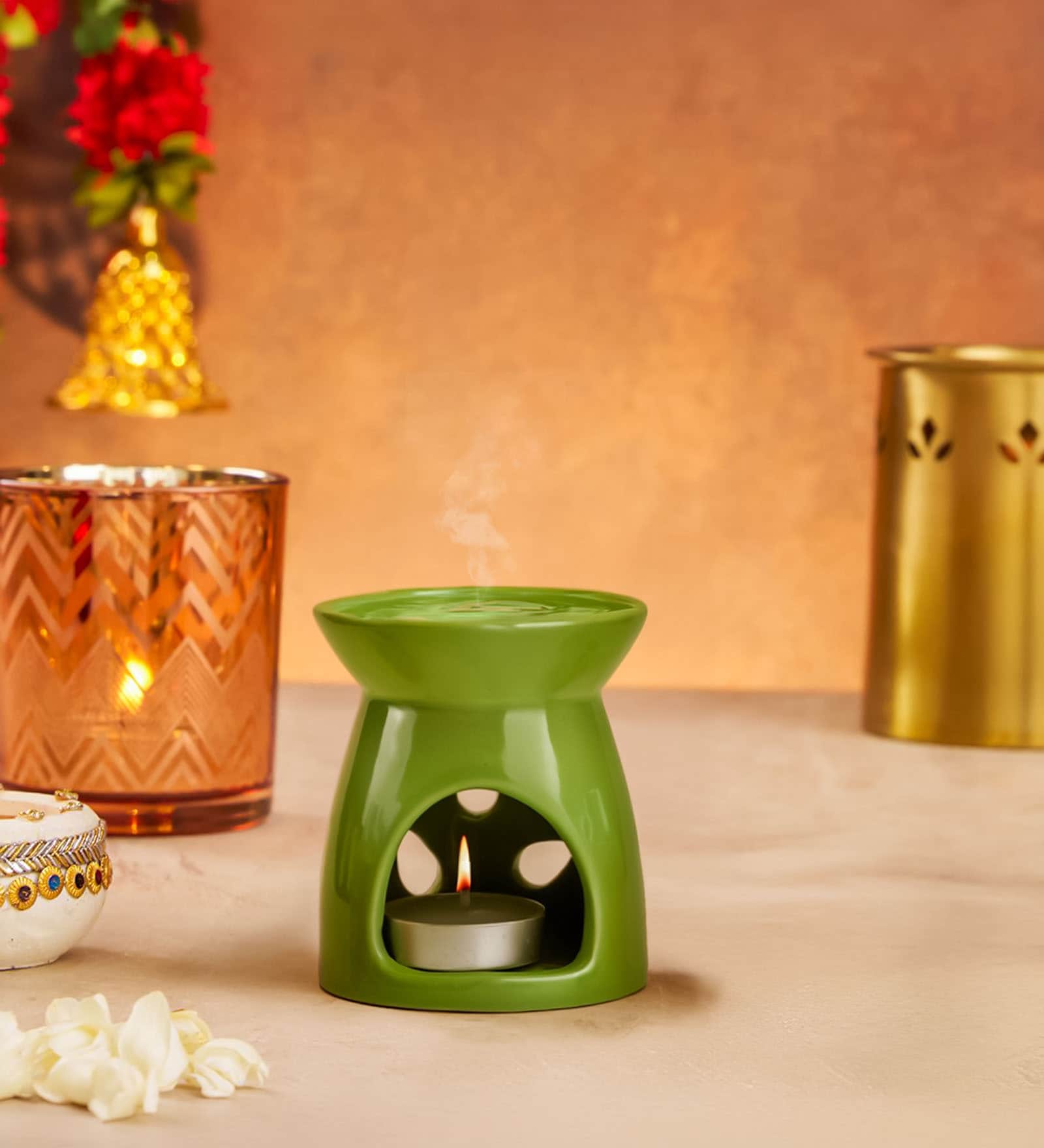 Green Burner Fragrance Oil Gift Set