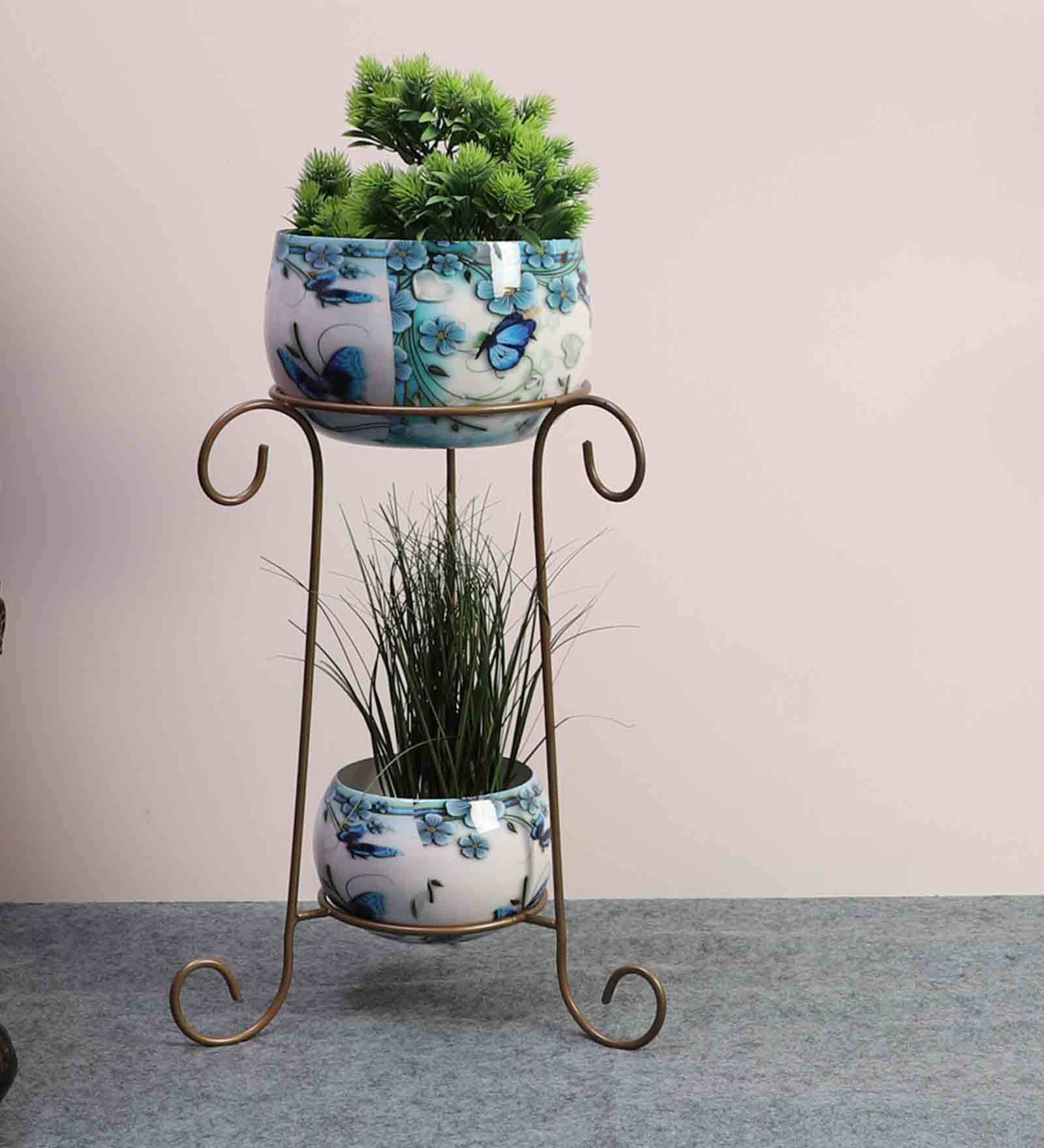 Ceremic Pain Metal Floor
Planters