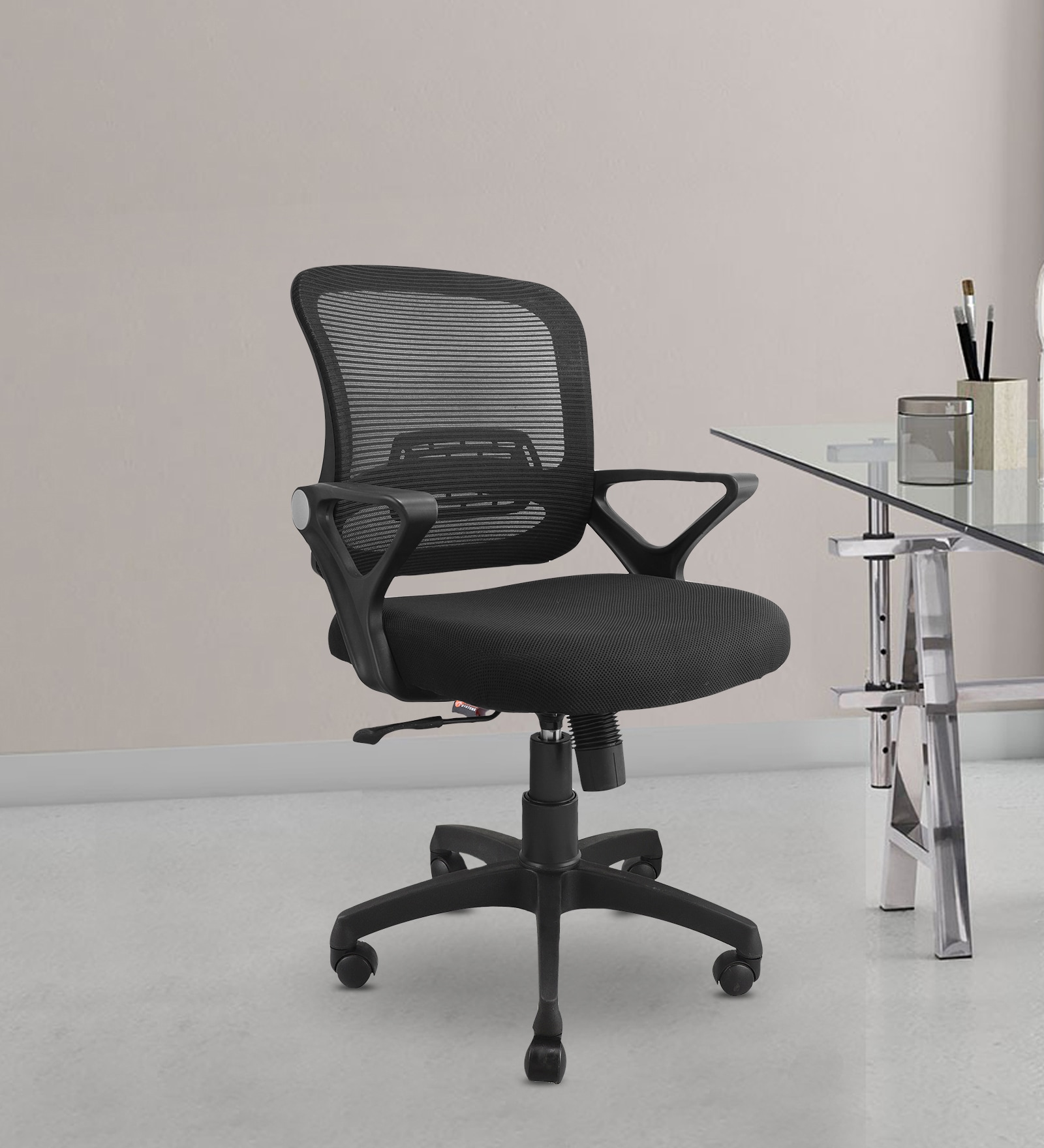 Buy Cerise Ergonomic Office Chair In Black Colour at 24% OFF by Adiko ...