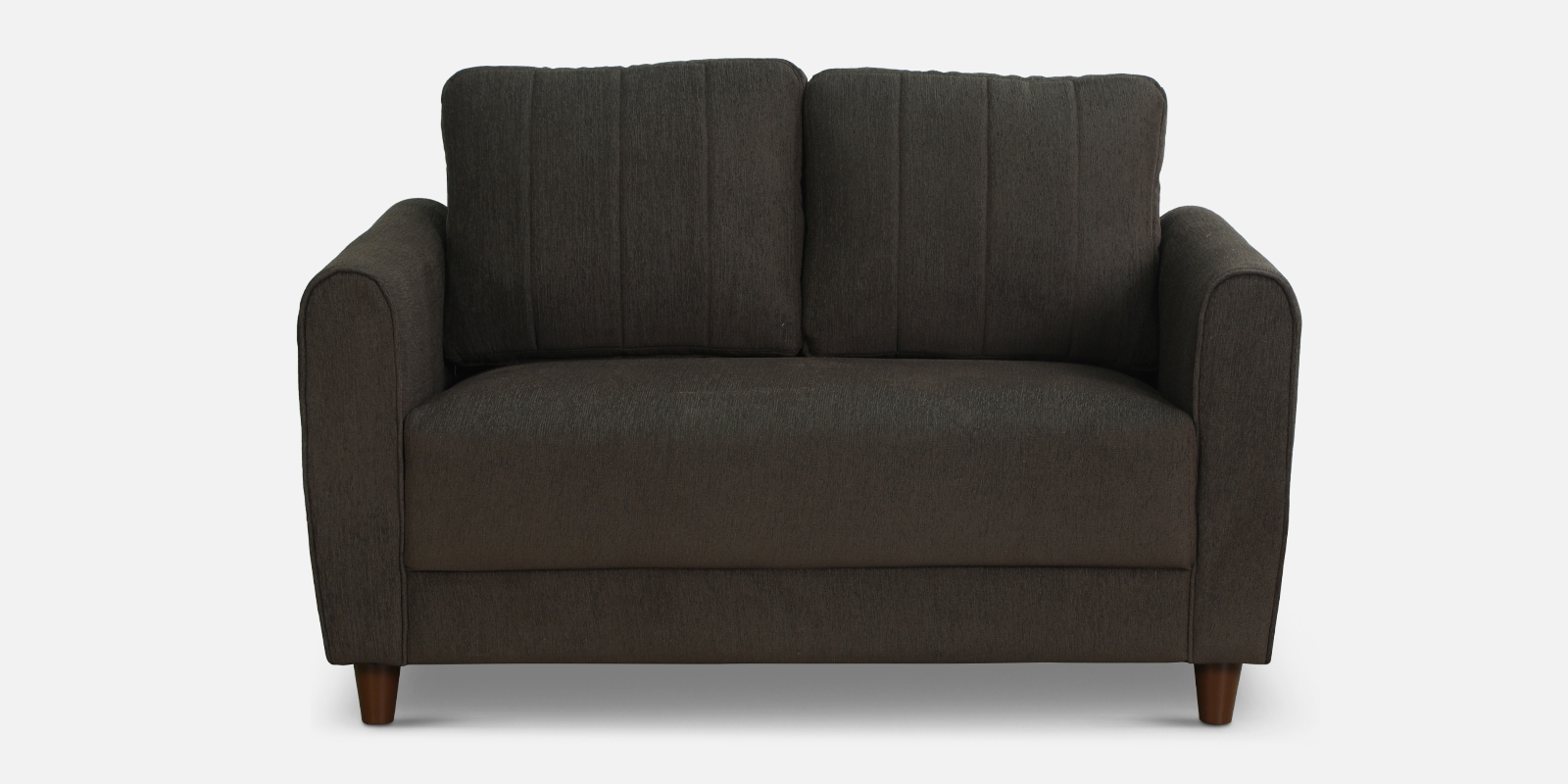Cedri Fabric 2 Seater Sofa In Chestnut Brown Colour