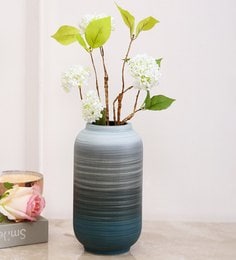 Flower Vases Buy Wooden Metal Flower Glass Vase Online In